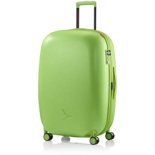 Pack Easy, Pack Easy Gen T 4 Rollen Trolley 74 cm mit Dehnfalte Reisetaschen 1 ct Grün