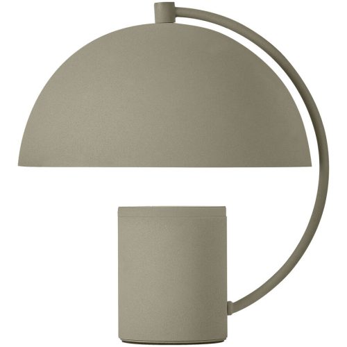 Tischlampe Hedda Grün Aluminium/Eisen 40 cm 27 cm - Farbe: Olivgrün - LED - Lichtfarbe: Extra warmweiss - Helles Neutralweiss - Tischlampe- LED