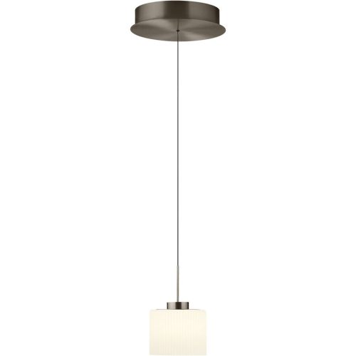 Pendellampe Elli Bronze Aluminium/Eisen 26 cm - LED - Lichtfarbe: Warmweiss - Pendellampe- LED Energiesparlampe