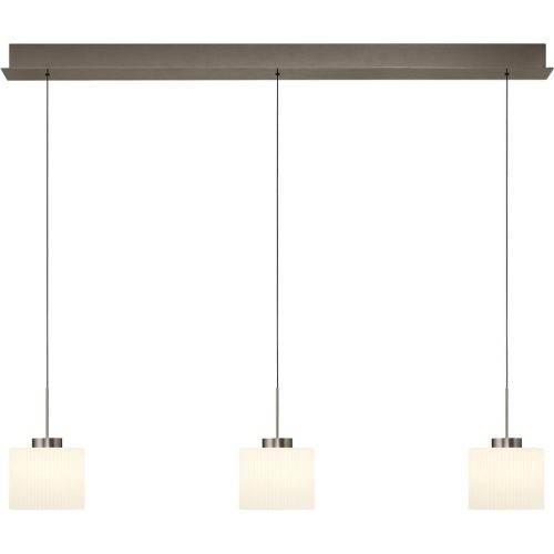 Pendellampe Elli Bronze Aluminium/Eisen 110 cm - LED - Lichtfarbe: Warmweiss - Pendellampe- LED Energiesparlampe
