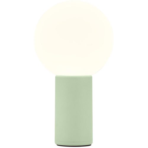 Tischlampe Tiny Grün Aluminium/Eisen 10 cm 18 cm - Farbe: mintgrün - LED - Lichtfarbe: Warmweiss - Tischlampe- LED Energiesparlampe