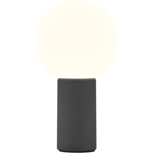 Tischlampe Tiny Schwarz Aluminium/Eisen 10 cm 18 cm - LED - Lichtfarbe: Warmweiss - Tischlampe- LED Energiesparlampe