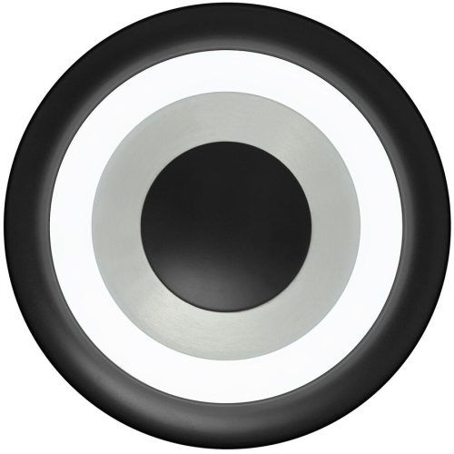 Deckenlampe Speaker Silber Aluminium/Eisen 40 cm - Farbe: Aluminium eloxiert - LED - Lichtfarbe: Extra warmweiss - Helles Neutralweiss - Deckenlampe-