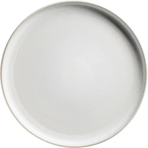 LIVIQUE, Teller-Set 4-teilig Weiss Steinzeug - Teller-Set