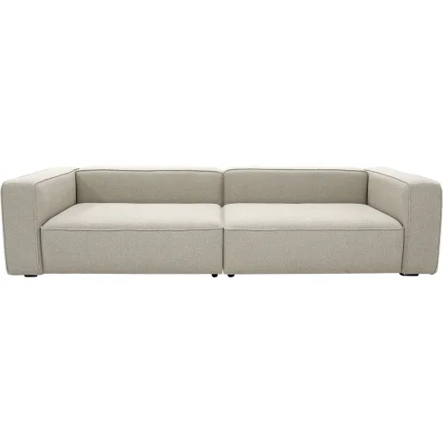 LIVIQUE, Sofa Hedda Beige Polyester 190 cm 155 cm - Farbe: natur - Sofa