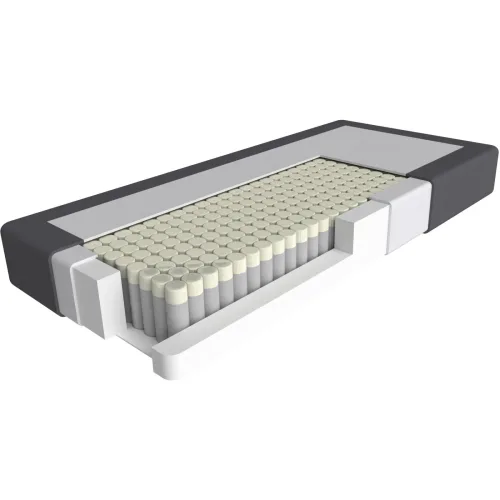 LIVIQUE, Matratze Circle Flow med 80x200 - Farbe: Weiss - Material: Schaumstoff - Matratze