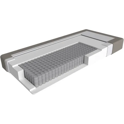 LIVIQUE, Matratze Circle Loop forte 140x200 - Farbe: Weiss - Material: Schaumstoff - Matratze