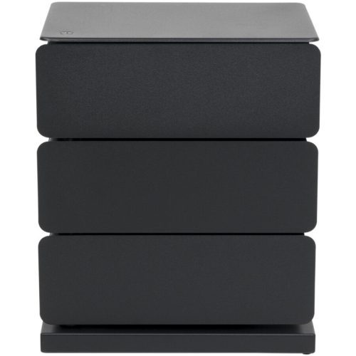 Spinder Design Kommode Hesta Schwarz Stahl 37 cm 26 cm - Kommode