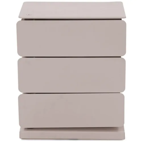 Spinder Design Kommode Hesta Braun Stahl 37 cm 26 cm - Farbe: taupe - Kommode