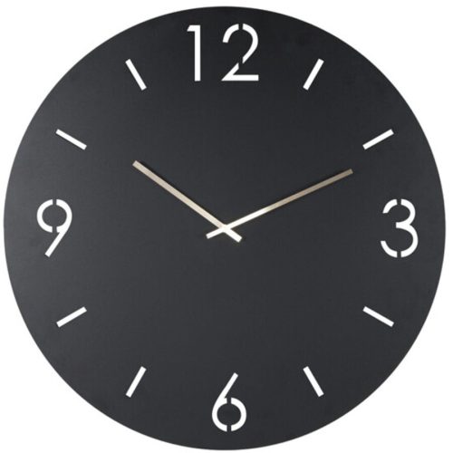 Spinder Design Uhr Hesta Schwarz Stahl 60 cm - Uhr