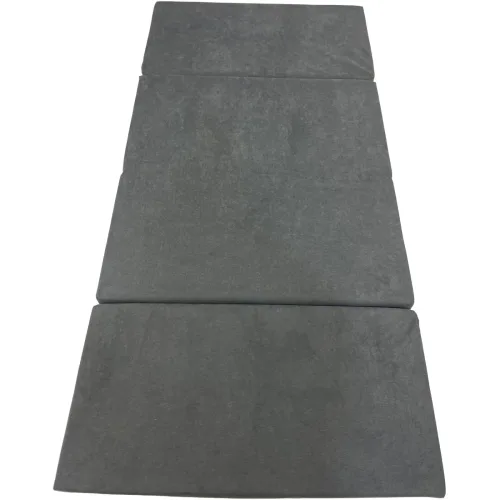 LIVIQUE, Kofferliege Teo grau 100x200 cm - Matratze