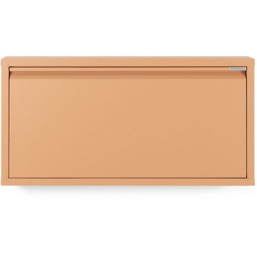 Spinder Design Schuhschrank Hesta Orange Stahl B 75 cm H 37.5 cm - Farbe: Terracotta - Schuhschrank