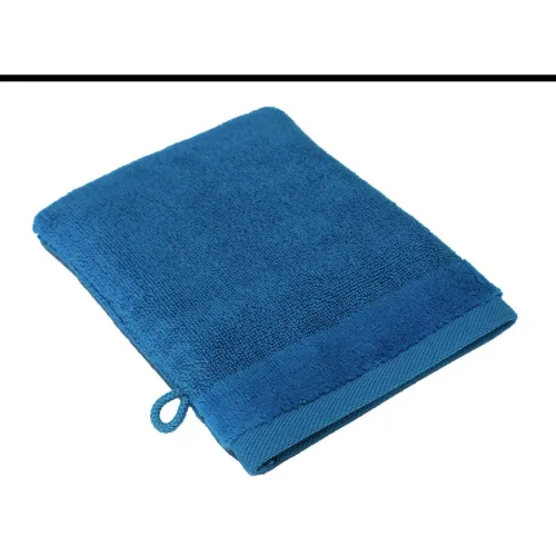 Living Home, Living Home - Softfeel Waschhandschuh, 15 x 21 cm, Horizon Blue