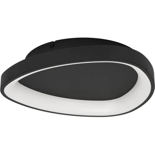Deckenlampe Loretello schwarz 1440 lm Dimmbar B 35 cm