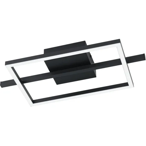 Deckenlampe Amandolo schwarz 1900 lm Dimmbar B 20 cm