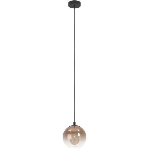 Pendellampe Ariscani 1 schwarz B 20 cm