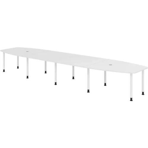 LIVIQUE, Besprechungstisch Office Weiss 520 x 130 cm