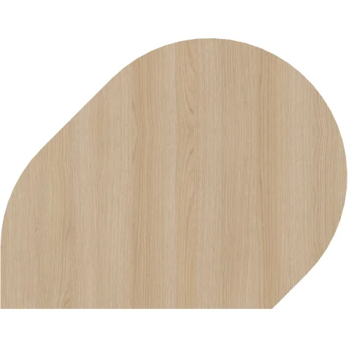 undefined, Ansatztisch Breno, für Schreibtische Breno, 800 x 1000 mm, Eiche/Graphit