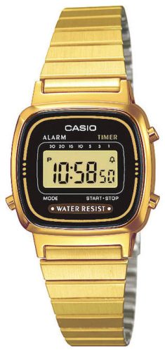 Casio Collection Retro Grau Gold La670Wega-1Ef