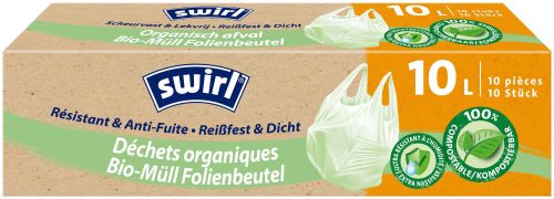 Swirl, Swirl Bio Müllbeutel 10 Stück 16,7 x 4,5 x 4,5 cm