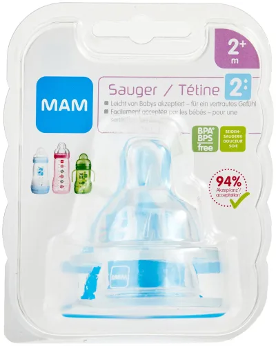 Mam Sauger 2 Silikon ab 2+ monate 2 Stück