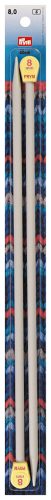 Prym, Prym Jackenstricknadeln, grau 8.00 mm, 40 cm, Karte 2 Stk., Kunststoff