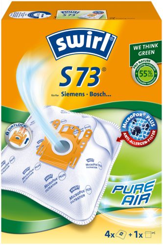 Swirl, Swirl Staubfilterbeutel S73 Weiß 4 Stück