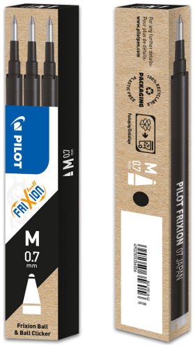 Pilot, PILOT Mine FriXion Refill BLS-FR7-B-S3 schwarz, 3er Set