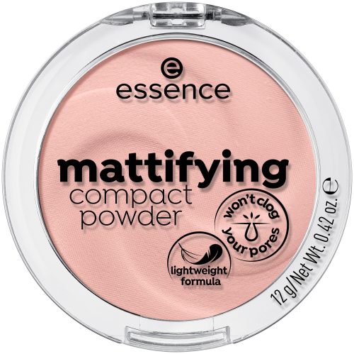 Essence, Essence Mattifying Compact Powder Puder 12 g 10 - LIGHT BEIGE