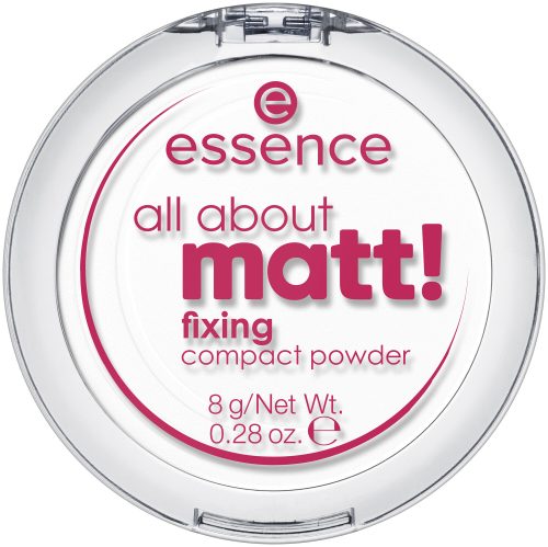 Essence, Essence All About Matt! Fixing Compact Powder Puder 8 g WHITE