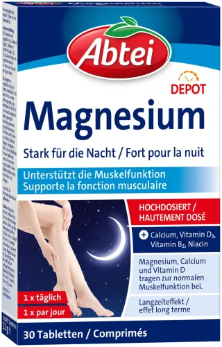 Abtei Magnesium Stark für die Nacht 30 Tabletten