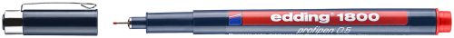 edding, EDDING Profipen 1800 0.50mm 1800-2-05 rot