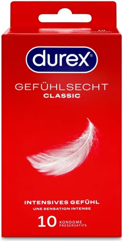 Durex, DUREX Gef&uuml;hlsecht Classic Pr&auml;servativ 10 Stk