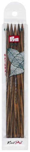 Prym, Prym 1530 Strumpfstricknadeln 6.00 mm, 20 cm, Birkenholz