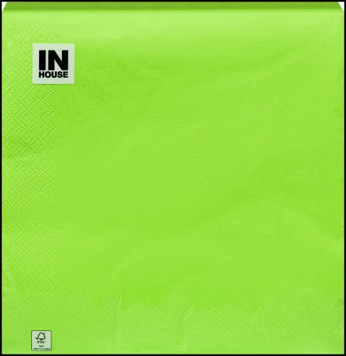Inhouse Servietten lime 40cm 50 Stück