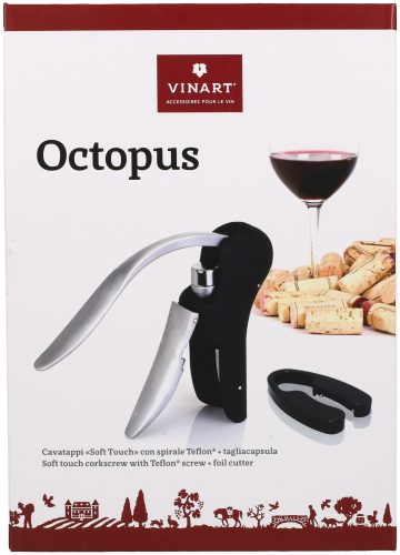 Vinart Korkenzieher Octopus schwarz