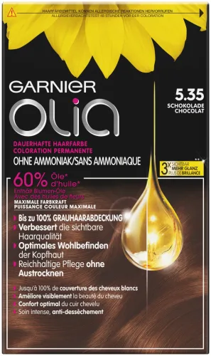 Garnier Olia dauerhafte Haarfarbe 5.35 Schokolade, 1Stk