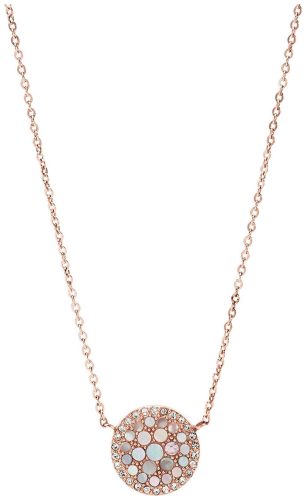 Fossil Jewels Fossil Damen Halskette Pearl Disc
