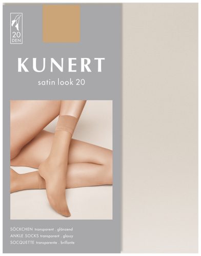 Kunert, KUNERT Feinsöckchen "SATIN LOOK 20" 20 bequemer, druckfreier Wohlfühlbund