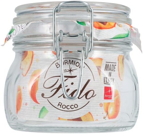 Bormioli Rocco, Bormioli Rocco Bügelverschlussglas Fido Terrina; 500 ml, 10.6x9.8 cm (ØxH); transparent; rund; 6 Stück / Pack