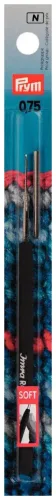 Prym, Prym H&auml;kelnadel mit Record Softgriff, silber 0.75 mm, Karte