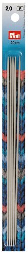 Prym, Prym Strumpfstricknadeln, grau 2.00 mm, 20 cm