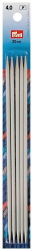Prym, Prym Strumpfstricknadeln, grau 4 mm x 20 cm, Karte 5 St&uuml;ck