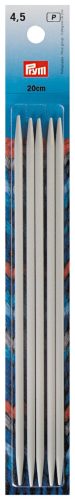 Prym, Prym Strumpfstricknadeln, grau 4.50 mm, 20 cm