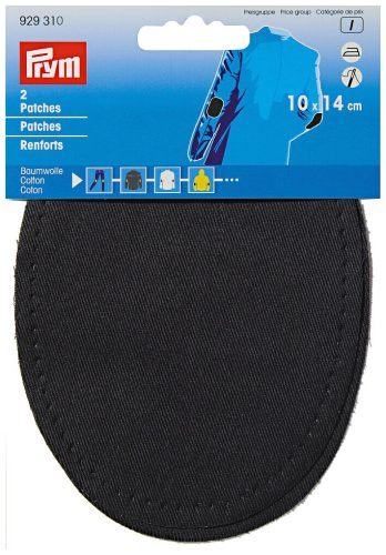 Prym, Prym Patches CO, schwarz Karte 2 Stk., aufb&uuml;gelbar