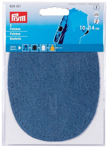 Prym, Prym Patches Jeans, mittelblau Karte 2 Stk., aufb&uuml;gelbar