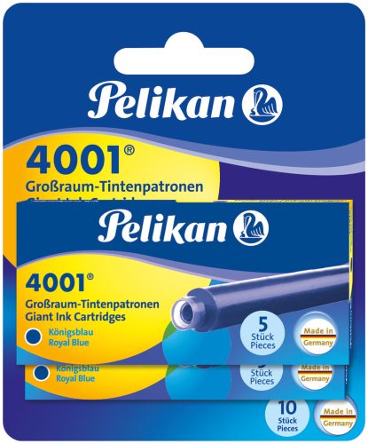 Pelikan, PELIKAN Tintenpatronen GTP/5/2/B 330852 k&ouml;ngisblau, 2x5 St&uuml;ck