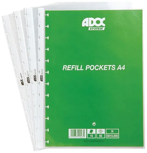 ADOC, ADOC Ersatztaschen A4 5810.000 matt 10 St&uuml;ck
