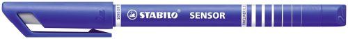 Stabilo Feinschreiber Sensor F fein blau
