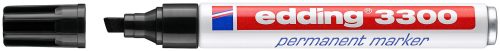 edding, EDDING Permanent Marker 3300 1-5mm 3300-1 schwarz